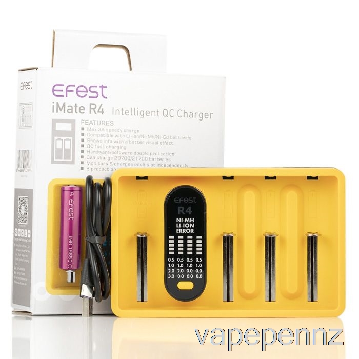 Efest iMATE R4 Intelligent QC Charger VAPE NZ